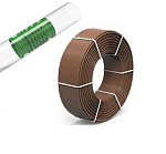 Капельная трубка коричневая стенка 1,2мм, труба-@16 капельница 2л/ч через 30см-50м/бух