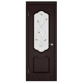 Дверной блок ДО Мечта Венге 2,1х1,0 (2,0х0,9) ПВХ 3Д с коробкой 
