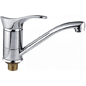 Смеситель д/кухни (средний нос) d35L4514-2, (латунная гайка)