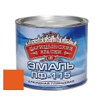 Эмаль оранжевая ПФ 115  0,4 кг.