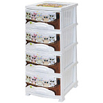 Комод 4-х секционный Совушка белый РП-451