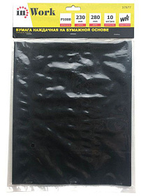 Бумага нажд. inWork в листах 230х280мм Р60 (10шт)