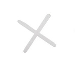 Крестик усиленный DECOR PRO 1,5 мм (100шт) 