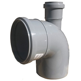 Отвод канализ. внутренний 110х50(87) с фронт. патрубком СИНИКОН