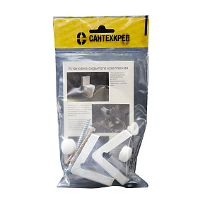 Крепление д/унитаза  и биде с угловыми кронштейнами