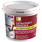 Замазка КОЛЛЕКЦИЯ шпаклевка-замазка по монтажной пене 3кг ведро