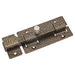 Засов накладной Секрет Киров ЗД-06 квадратный антик бронза