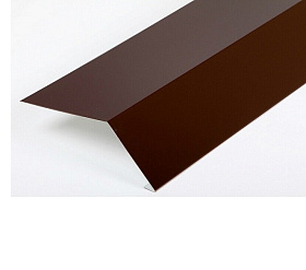Планка карнизная 100х65х2000 шоколад RAL8017