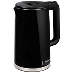 Чайник эл. ENERGY E-208 (1,7л, диск) черный, двойной корпус 