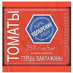 Удобрение ЛЕТТО для томатов, Перцев, Баклажан с микроэлементами 250г минеральное