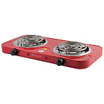 Плита эл. "ENERGY" EN-904R 2,0кВт/220 (тэн) чаша нерж, двухконфор., красная