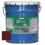 Грунт-эмаль по ржавчине 3 в 1 шоколад  ВИТ color 20 кг.
