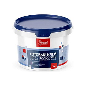 Клей готовый СТАРАТЕЛИ для стеклообоев и малярных стеклохолстов 5кг  