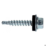 Саморез д/мет.черепицы 5,5х75мм цинк (100шт)