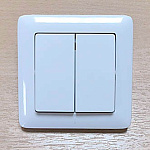 Выключатель "Хит" 2 кл. СП 6А бел. ВС 56-234-В