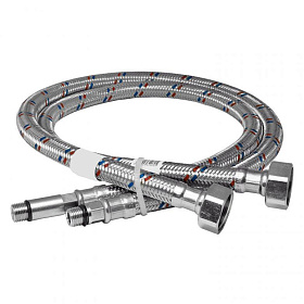 Подводка д/смесителя 30 см (2 шт.) нерж. сталь