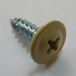 Саморез 4,2х16мм с пресс-шайбой, наконечник острый (100 шт) слоновая кость RAL1014