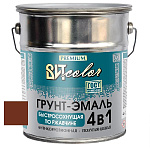 Грунт-эмаль  по ржавчине красно-кор. быстросохнущая  ВИТ color  4 кг.