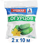 Сетка шпалерная для огурцов 2х5м (лесной зеленый)