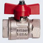 Кран шаровый вн.-вн. DN-15 бабочка Галлоп