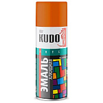Эмаль аэрозольная "KUDO" унив., оранжевая, 520мл.