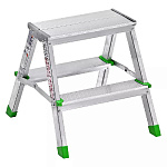 Стремянка двухсторонняя алюм. (2х2) 