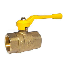 Кран шаровый газ. вн.-вн. DN-25 рычаг