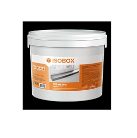 Герметик акриловый паропроницаемый ISOBOX наружный А, ведро 7кг   