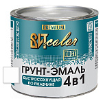 Грунт-эмаль  по ржавчине белая быстросохнущая ВИТ color  1,8 кг.