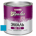 Эмаль голубая ПФ 115 ГОСТ ВИТ color  2.6 кг.