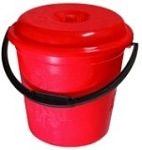 Ведро пласт. 10 л. с кр.