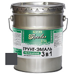 Грунт-эмаль по ржавчине 3 в 1 графитовый серый ВИТ color RAL 7024 10 кг.