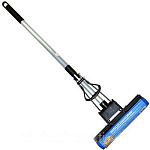 Швабра ПВА съемная телескоп. ручка, 110см один ряд роликов "VETTA" 