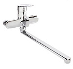 Смеситель д/ванны шар. картридж 40мм, излив L-нос. перекл. в корпусе кран букса  BY H8 L5014