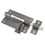 Засов накладной Секрет Киров ЗД-12 с проушиной антик серебро 