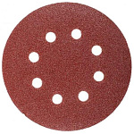 Шлифлист 125мм круг Р60 д/дерева 8 отв. (10шт) ВОЛАТ