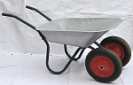 Тачка двухколесная (пневмотич.) WB 6204S (85 л., грузопод.130кг, оц.) 
