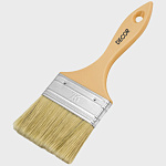 Кисть плоская Понедельник 20х10мм, светлая смешанная щетина, пластик. ручка 