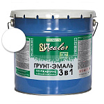 Грунт-эмаль по ржавчине 3 в 1 белая ВИТ color/ВИТ колор 10 кг.