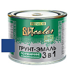 Грунт-эмаль по ржавчине 3 в 1 синяя  ВИТ color  0,4 кг.