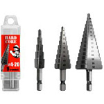 Сверло по металлу шаговое спиральное 4-32мм (15 ступ.) Hardcore Torsion step