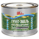 Грунт-эмаль по ржавчине 3 в 1 черная ВИТЕКО  0,4 кг.