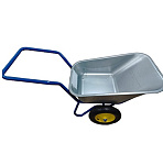 Тачка строительная двухколесная 110л с П-образной ручкой (колеса пневмо)