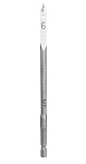Сверло по дереву перовое P.I.T. Ø6x152мм, хвостовик HEX 1/4"/6,35мм (AWOD04-0006)