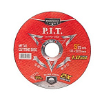 Диск отрезной по нерж. стали P.I.T. DRUA ACTW01-1250B (125х22,2х1,0мм, 10шт, металлический бокс)