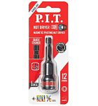 Бита ударная с торцевой головкой магнитная P.I.T. 65x12 мм, IMPACT, торсионная зона (ASDR06-0012)