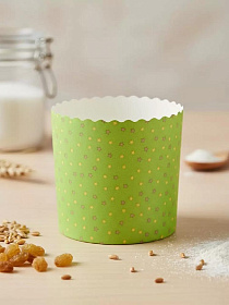 Форма для выпечки куличей бумага, 3 шт, 9х9 см, круглая, пасхальные, Мультидом, Звездочки, МТ8-237