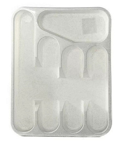 Лоток для столовых приборов 33.5x4.8x26 см, бел, Idea, М1140