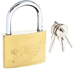 замок Навесной 60мм золото FALCO 