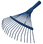 Грабли веерные проволочные 22 зубые порошковой окраски 